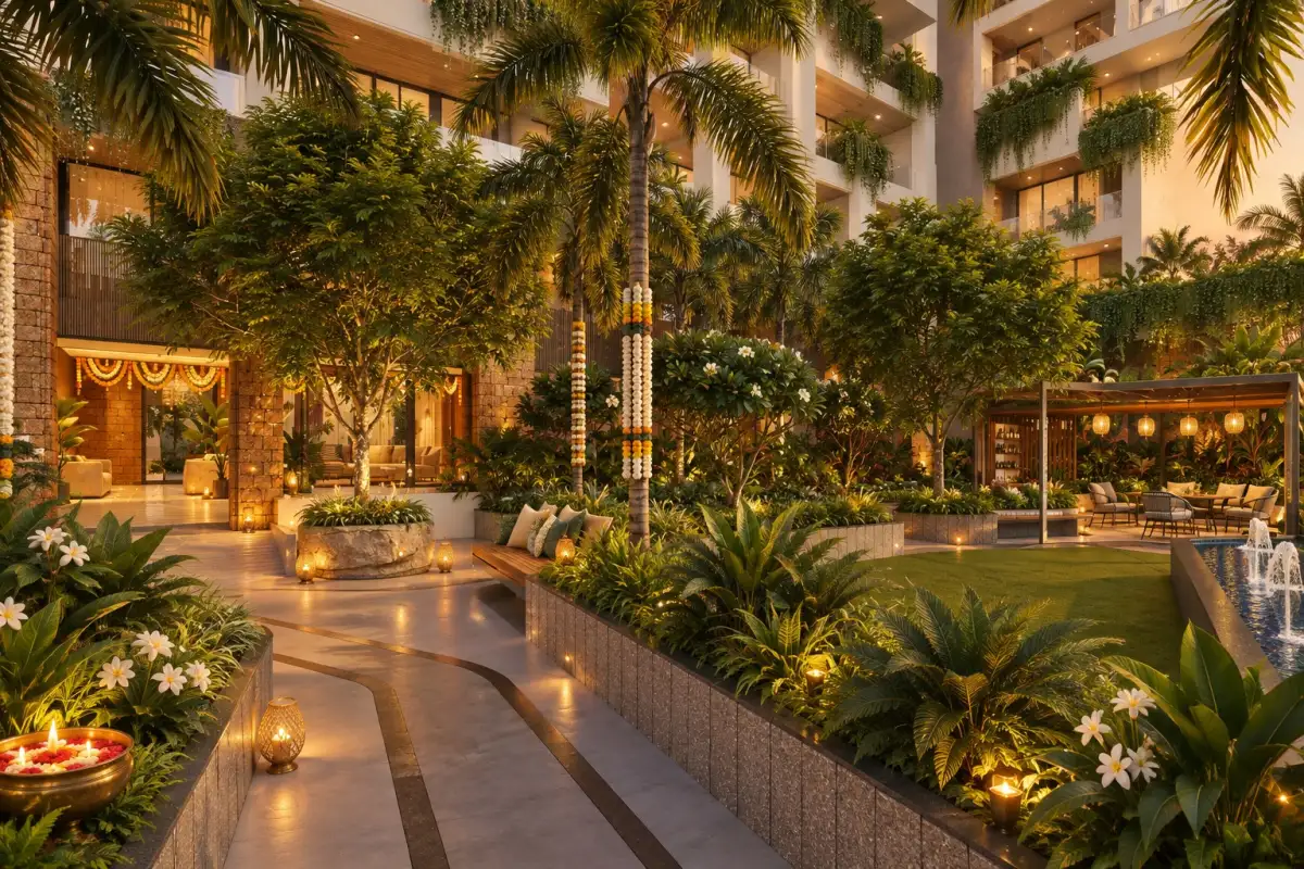 Luxury Goa home prepared for a festive family gathering