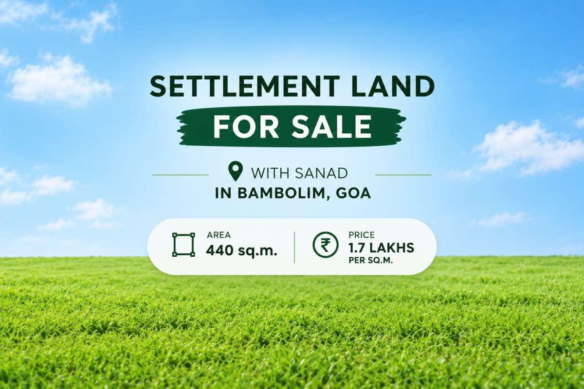 Photo of SETTLEMENT LAND FOR SALE IN WITH SANAD IN BAMBOLIM-PL-ES3